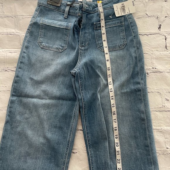 Paige Nellie High Waist Patch Pocket Jean - Picture 4 of 10